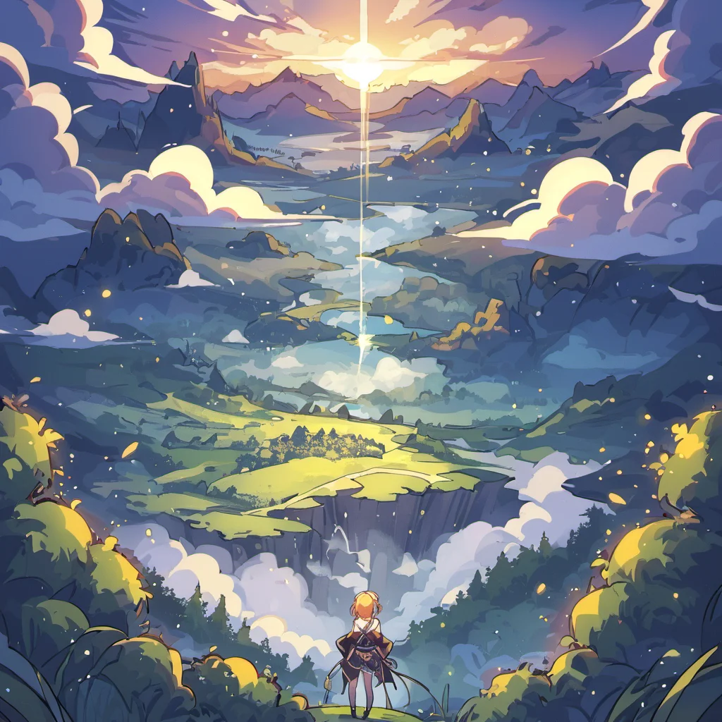 Breath taking landscape, <lora:ArsMStyle1:1>