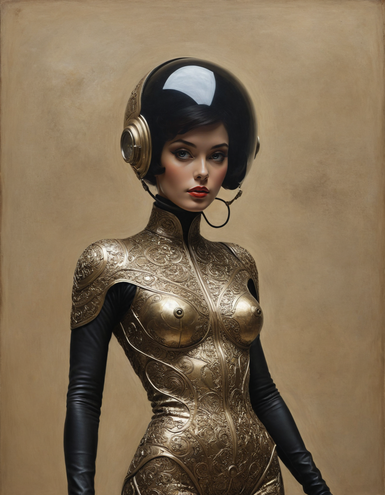 by Dan Piraro,  (but extremely beautiful:1.4), (intricate details, masterpiece, best quality:1.4) , in the style of nicola samori,
silhouette contrast, Retro-futuristism, vintage sci-fi, 50s and 60s style, atomic age, vibrant, highly detailed, retro futurism, dynamic pose, looking at viewer,
<lora:add-detail-xl:1> <lora:xl_more_art-full_v1:0.5>  <lora:NicolaSamori:0.5> <lora:looking_at_viewer:2>
