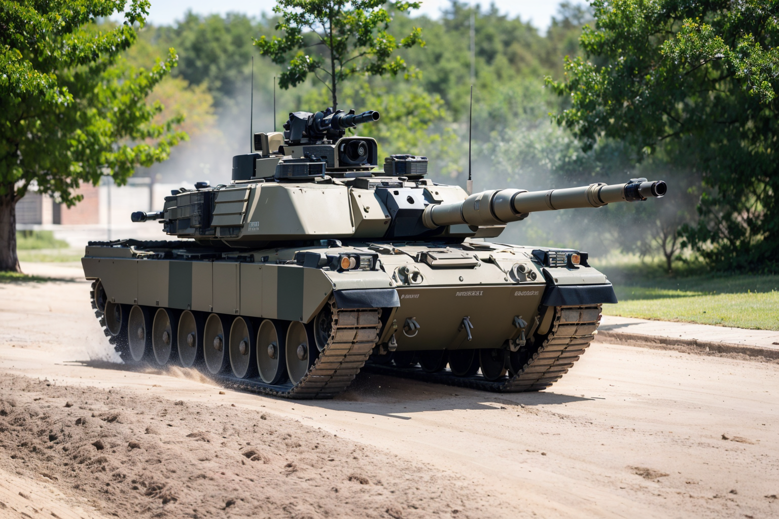 (masterpiece, best quality:1.2), ultra-detailed, ArmyTank, (realistic:1.5), <lora:EdobArmyTanks_v1.0:0.6>