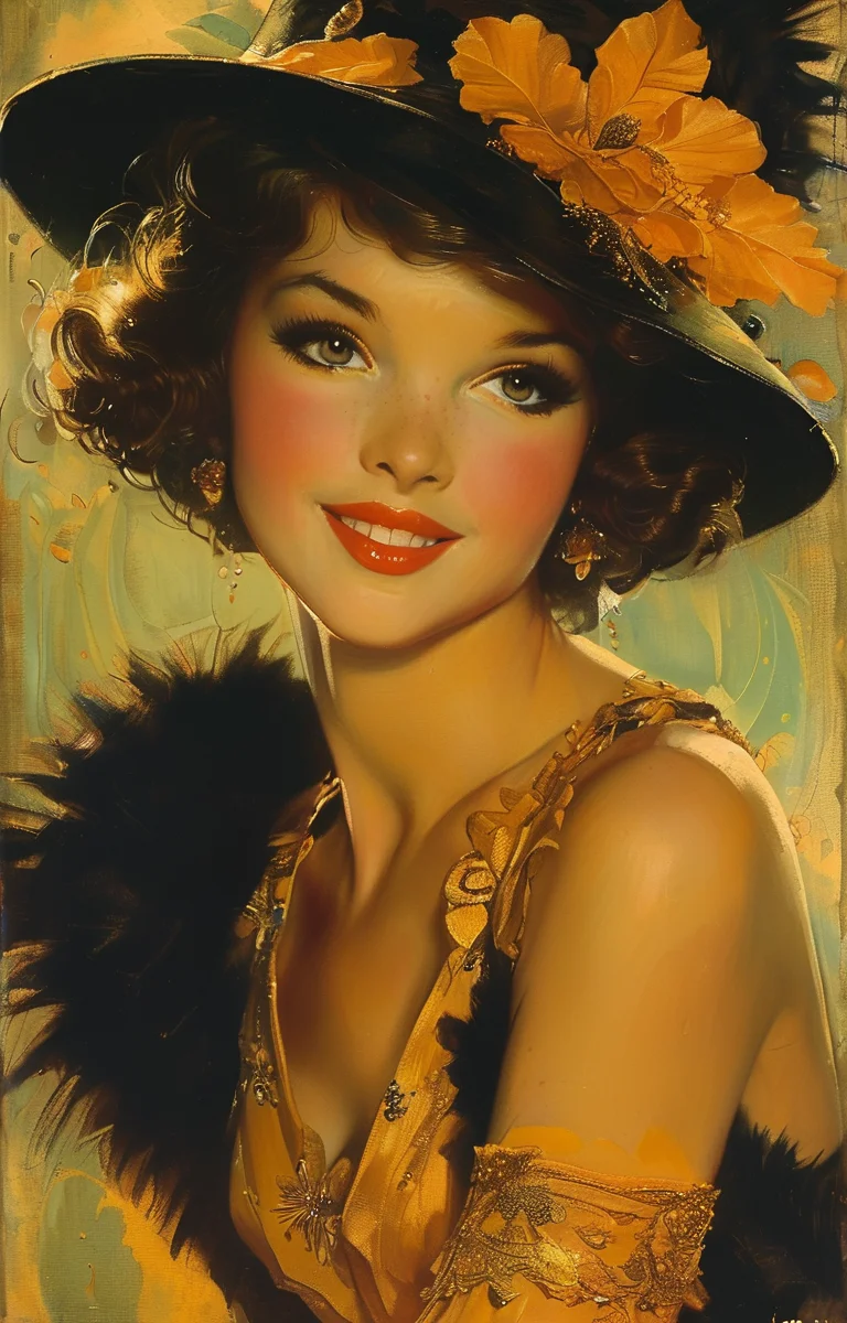 masterpiece,best quality,<lora:tbh216-sdxl:0.9>,illustration,style of Rolf Armstrong, portrait of noble man