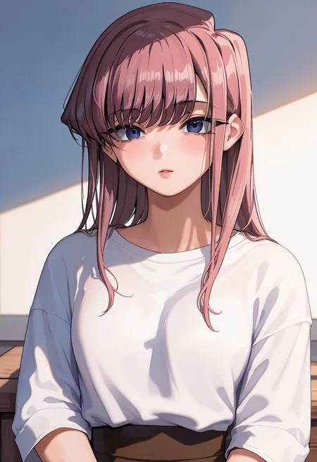 score_9, score_7_up, 1girl, solo, blond hair, blue eyes, komi shouko, <lora:Mamimimi-000036:1>