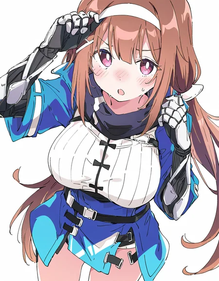 1girl,solo,white background,simple background,cowboy shot,open mouth,blush,js9,mechanical arms,looking at viewer,<lora:js9-000014:1>,, masterpiece, best quality, very aesthetic, absurdres,newest, incredibly absurdres,, (Ixy:0.6)),(hiten \(hitenkei\):0.7),