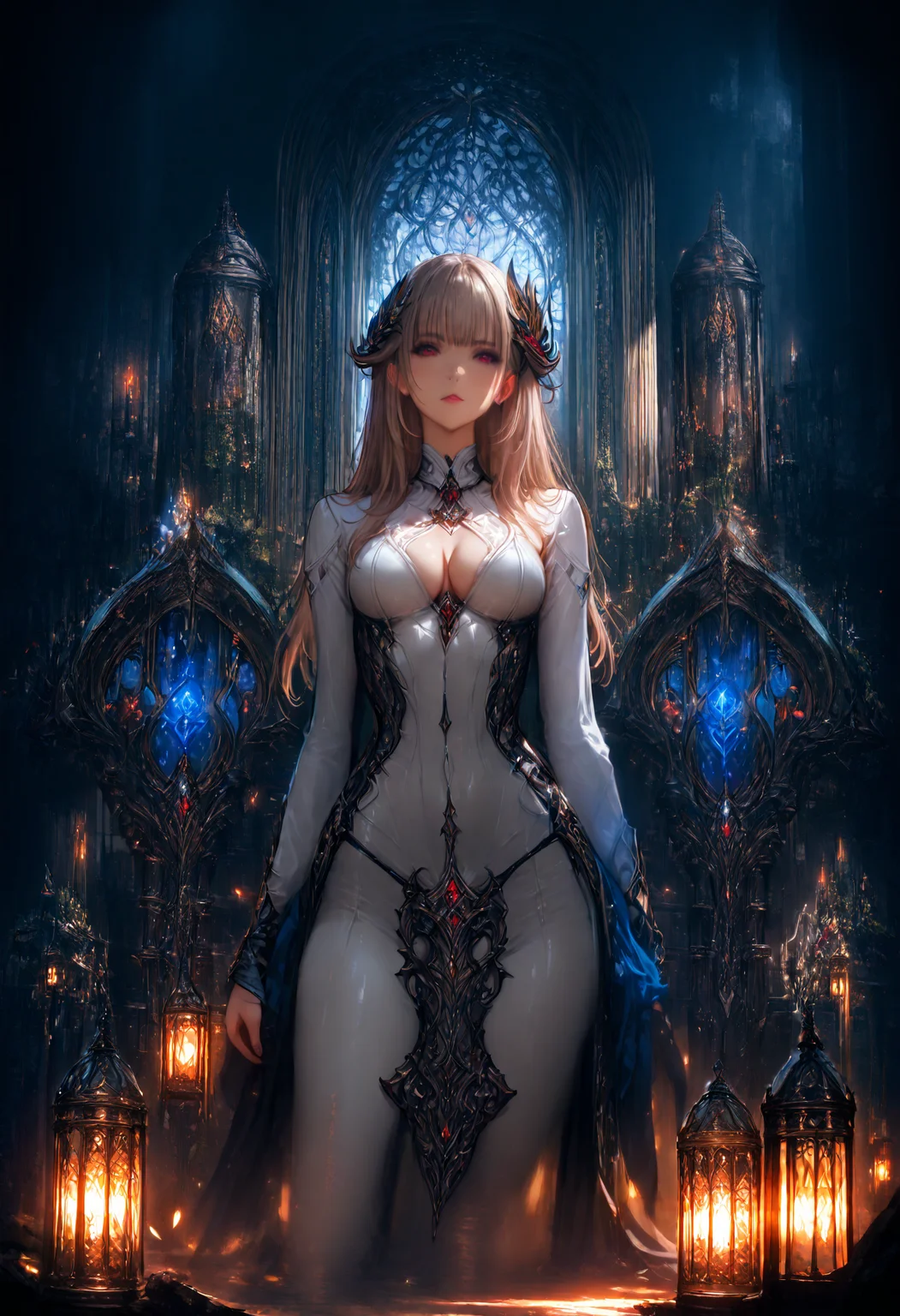 Gothic style 1girl,  . ,masterpiece,high score,great score,absurdres,, <lora:Anne Stokes CLIP1-000004:1>,Anne Stokes,, <lora:Abstract Concept-Hydromatic:0.4>,concept art, . Dark, mysterious, haunting, dramatic, ornate, detailed