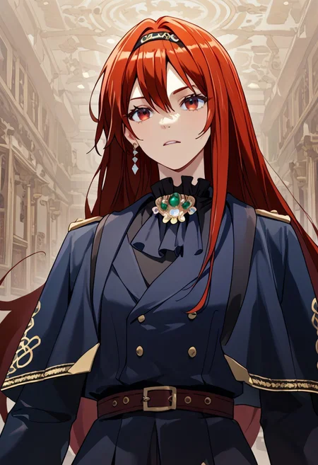 score_9_up, score_8_up, score_7_up, Anime_source, dark red hair, long hair,