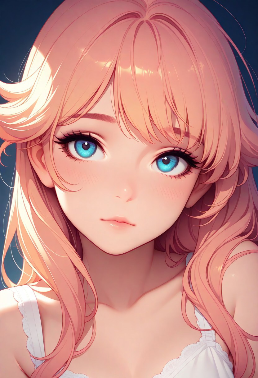 masterpiece, best quality, amazing quality, very aesthetic, flat colors, (artist:Tsuaii:1),
1girl, close up portrait,