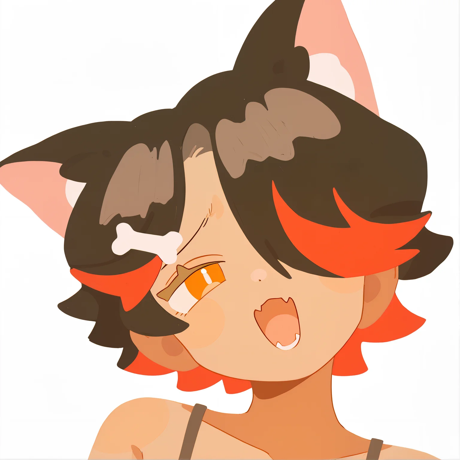 koru koruno, woodonly, doribae, chikafumikou,very awa, BREAK, adult, solo, cute, adorable, (no lineart:1.15), head tilt, white background,
Li xiahua,multicolored hair,hair over one eye,black hair,red hair,deep skin,dark-skinned female,orange eyes,1girl, solo, short_hair, Bone Hairpin,simple_background, animal_ears,furrowed brow, furious, open mouth, skin fang,:3, fangs,
masterpie,ce,best quality,very aesthetic,highres,absurdres,(semi realistic:1.1),highly detailed,ultra detailed,CG,day,sfw,