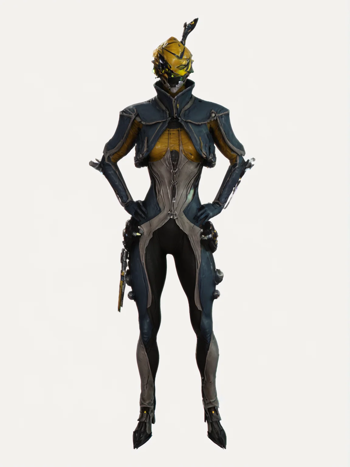 score_9, score_8_up, score_7_up, score_6_up, score_5_up, score_4_up, 3d, simple background, white background, full body, front view BREAK
<lora:MesaWF_PDXL_r1:0.8> mesawf, blue body, yellow mask, standing, looking at viewer, mouthless, hands on hips, standing