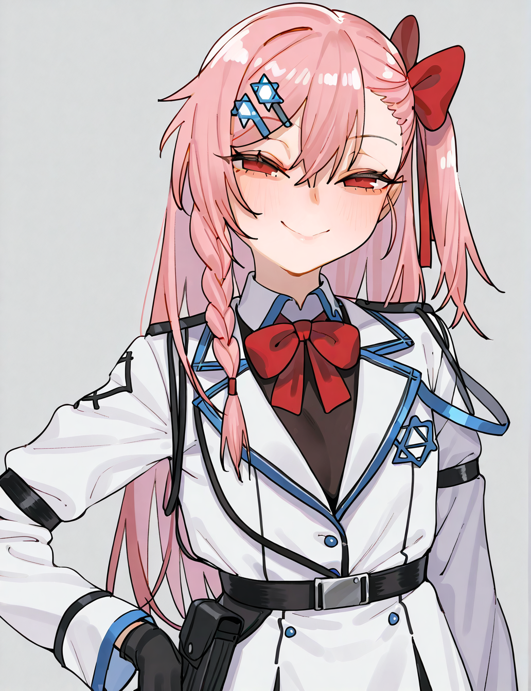 shiny skin, posing, 
<lora:beijuu.il:1>,
beijuu,
negev_(girls'_frontline),
safe, general, 
half-closed eyes, looking at viewer, smug,