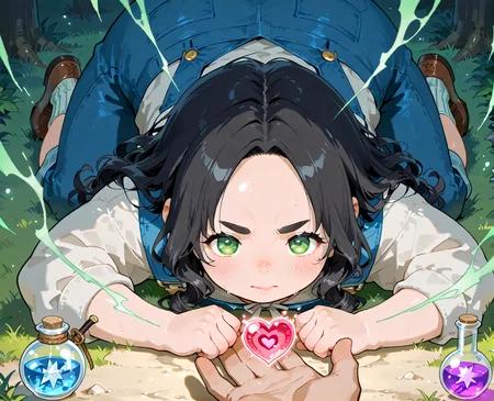 PonyScores7, source_anime, ah1, IllustriousQual, <lora:natsumi_style:0.5>, <lora:by_usakun-pony:0.4>, by usakun, <lora:Akina_Bbw_Style_-_PonyXL:0.2>, AkinBw,
BREAK (Ground level, (from front), focus on head),
BREAK 1girl, mature female, (round face:1.2), (thick eyebrows:1.3), (curvy), round-chin, caucasian, (plump face), <lora:Round_face:0.2>, <lora:ETO_OC_Illustrius:0.5>, eto_oc, skindentation, (plump), thick thighs, wide hips, busty, voluptuous, lips, <lora:venus body PonyXL:0.3>, <lora:shinyskin2:0.2>, glistening skin,
BREAK  (curly hair), long hair, (black hair:1.4), (parted hair:1.7), messy hair, kinky curls, <lora:hairdetailpxl:0.2>, hairdetailpxl,
BREAK (half green and brown eyes), (colorful eyes), (multicolored eyes), (downturned eyes:1.4), <lora:expressive eyes:0.2>, expressive eyes, <lora:eyedetailpxl:0.2>, eyedetailpxl, <lora:Eyes_High_Definition:0.2>, EyesHD,
BREAK ((Frustrated, Scrunched nose furrowed eyebrows tightened lips conveying annoyance irritation or frustration)), <lora:Expressive_H:0.2>, Expressiveh, <lora:Emotional_Anime_Expressions_PonyXL_Concept:0.2>, emotional, <lora:Best_Facial_Expression_LoRA_PONY:0.2>, looking at viewer, <lora:Detailed expressive EXEV style -XL Pony V1.0:0.2>, FaceDetail,
BREAK ((A miniature galaxy of twinkling, sapphire stars forms above the man's hand, casting a soft, calming glow)),
BREAK magenta and Pale Green striped tube socks with denim overalls,
BREAK (((Its body was a mass of glowing, ethereal energy, that pulsed and throbbed like a living heart, as it poured forth from a delicate, crystal vial, its contents a swirling, otherworldly mist))),
BREAK <lora:xl_more_art-full_v1:0.2>, <lora:aesthetic_anime_v1s:0.2>, <lora:EpicF4nta5yXL:0.2>, <lora:detailxl:0.2>, detailxl, <lora:Fant5yP0ny:0.2>, best quality, amazing quality, best aesthetic, absurdres, illustration, Volumetric_Lighting, ultra-detailed, very aesthetic, intricate details, 8k, masterpiece, best_quality
BREAK Stable_Yogis_PDXL_Positives, AS-Adult, <lora:Complicated fantasy portrait - XL Pony V2.0:0.2>, bad-hands-5, <lora:HDA_Detailer:0.3>, HDA_FatGirlXL,