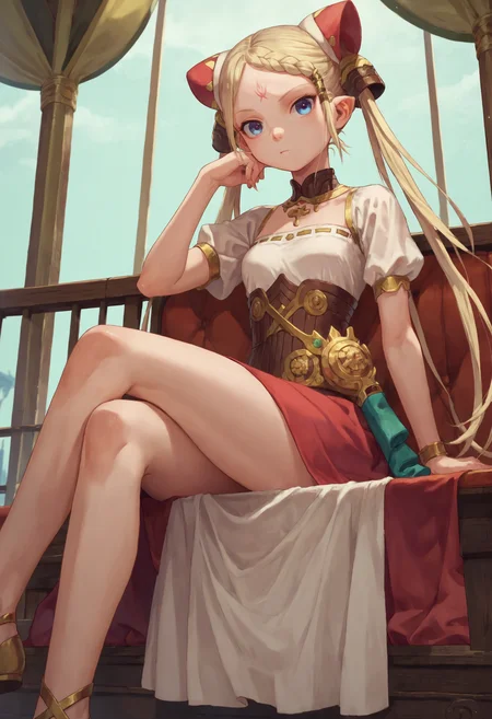 score_9_up score_8_up score_7_up, 1girl tilarna exedilika forehead mark twintails, sitting, crossed legs, dress
<lora:tilarna_exedilika2_pony_d16:1>