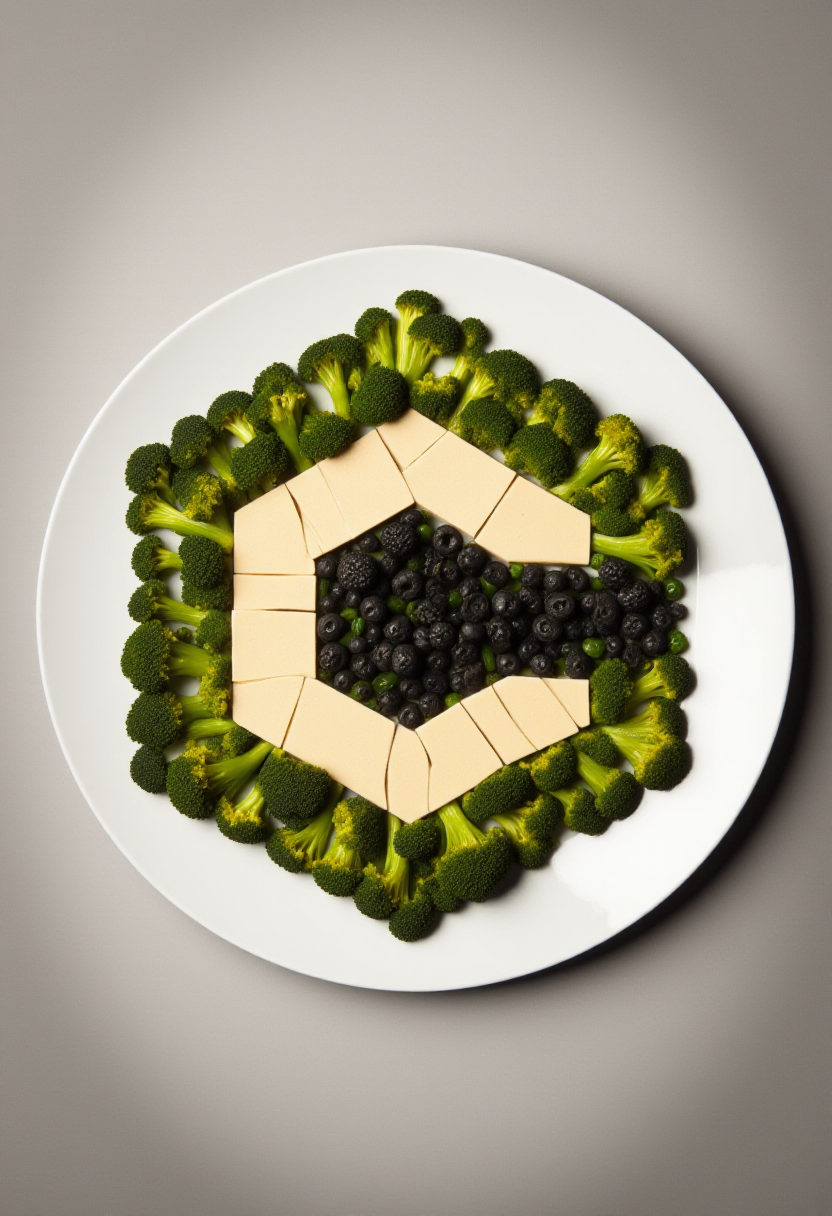 <lora:Food_Formations_FLUX-000016:0.9><lora:civitaiLogoFlux:0.9>
photograph showcasing a meticulously arranged plate of food art, designed to resemble a civitaiLogo.