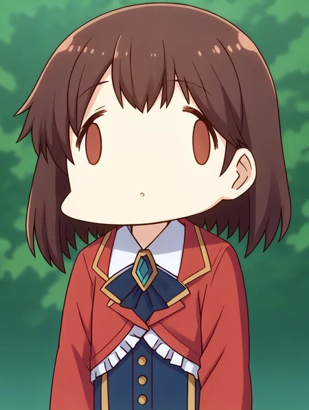 score_9, score_8_up, score_7_up, score_6_up, uncensored, source_anime,
BREAK,
solo,
<lora:wataoshi_rei_taylor:1>,wataoshi_rei_taylor, short hair,brown hair,red jacket, long sleeves, blue skirt, white shirt, frills, black pantyhose, brooch,
<lora:sdxl-fxface-pony:1>,fx-face, face_of_the_people_who_sank_all_their_money_into_the_fx_(meme) ,