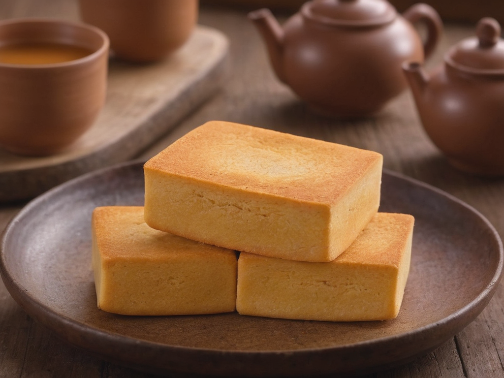 A high-resolution, hyper-realistic image of a delicious PPCake, a popular dessert in many cuisines. The PPCake is perfectly baked, with a golden-brown crust and a sweet, moist interior. It's placed on a rustic wooden table, with a cup of tea on the side. The scene is set in a homey kitchen environment, with all elements in sharp focus, creating a clear and detailed image. The lighting should be natural and soft, highlighting the appetizing qualities of the PPCake and the cozy atmosphere of the setting, <lora:PineappleCake:0.8>