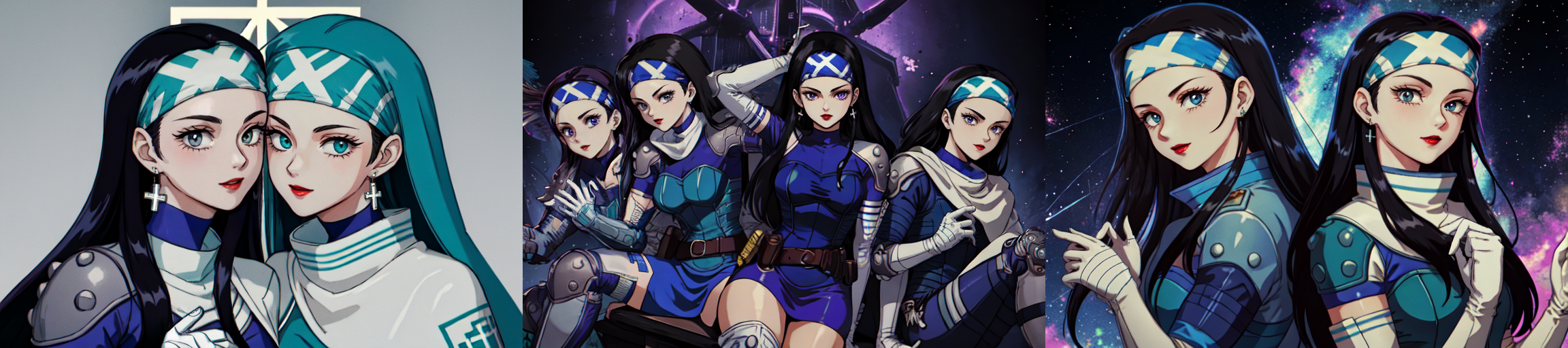 highly insanely detailed, masterpiece, top quality, best quality, highres, 4k, 8k, RAW photo, (very aesthetic, beautiful and aesthetic), 
__lazy-wildcards/cosplay-char/ShinMegamiTensei/beth/prompts__, 
<lora:zs_Beth:0.8>, 
(1girl:1.3), 1other, 
__lazy-wildcards/dataset/background__,âââ