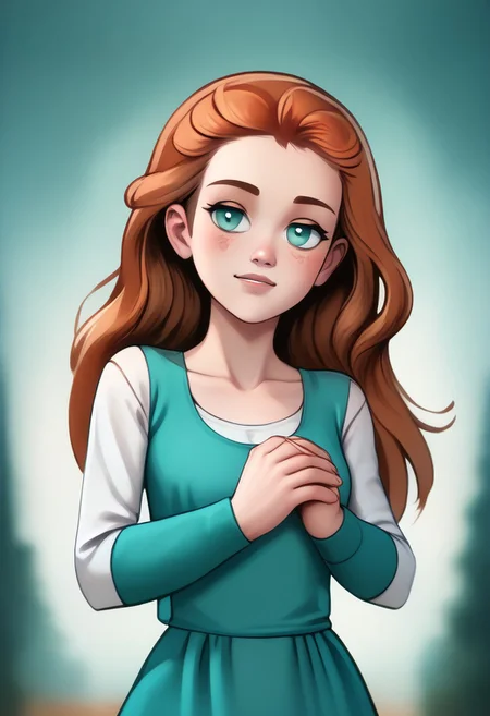 score_9, score_8_up, score_7_up, score_6_up, PRSNL_3_1, uncensored, pupils black dots, lips,
upper body, best quality, masterpiece, 4k, realistic, warm light,
PokeJasmine, long hair,
sandals, short white cardigan, collarbone, orange bowtie, sleeves past elbows, (very short dress), aqua dress