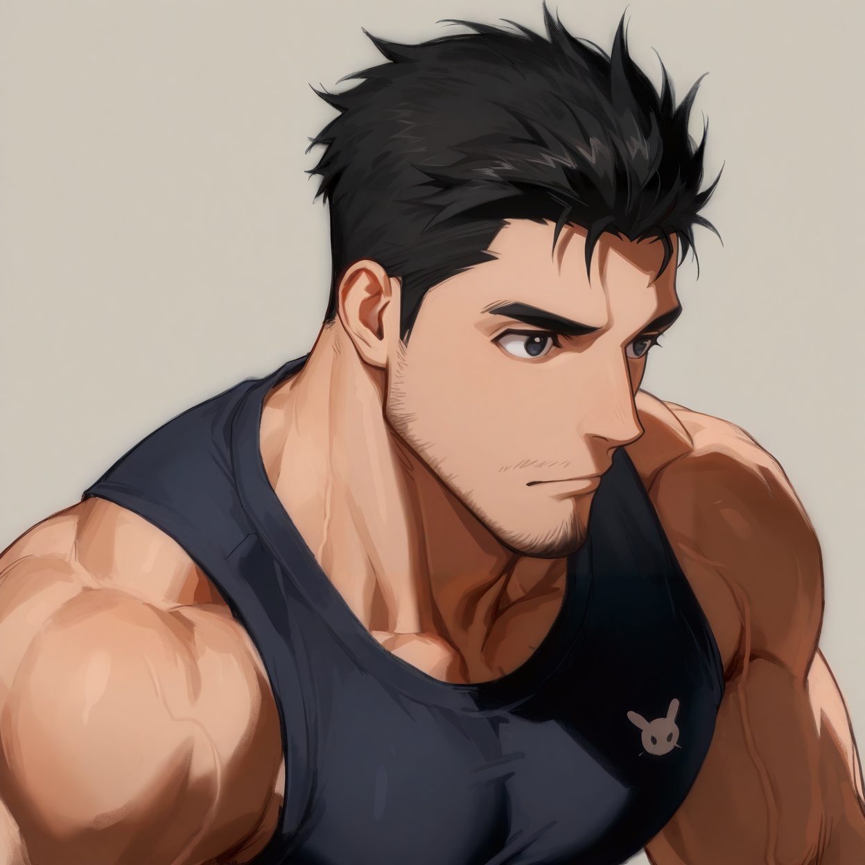 <lora:Iwaizumi_Shou_Rail_Wars:.7>, 1waizumu_sh0u, black_1waizumu_sh0u_hair, grey_1waizumu_sh0u_eyes
(very short hair, beard, bara, mature, facial hair, stubble, beard, full beard, sideburn, beard, a lot of beard, ), facial hair,male focus, muscular male, muscular male, bara, mature,  bara, mature, aixiwuganda_(20222192), very awa, masterpiece, best quality, absurdres, newest, perfect quality, detailed background, intricate details,
<lora:slider_Body Type_alpha1.0_rank4_noxattn_last:3><lora:style_Anime Summer Days 2 Style SDXL_LoRA_Pony Diffusion V6 XL:.6><lora:slider_cfg_scale_boost:.7><lora:Artist6p:.55>, Artist6p, Artist04p,<lora:slider_il_brightness_slider_d1:-1><lora:slider_il_contrast_slider_d1:-1><lora:slider_DarkSlider1.2_alpha1.0_rank16_full_300steps:-.6>