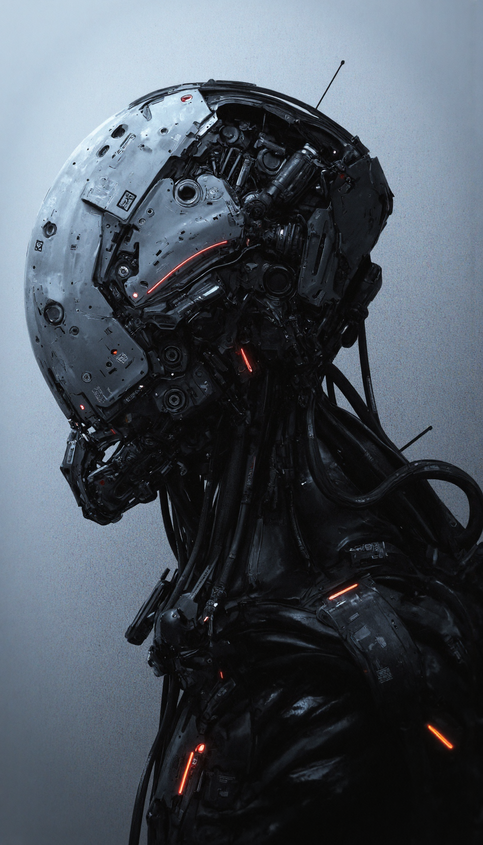 CYBER_CORE_UT atmospheric and powerful dark fantasy, impressionist classical-style painting of an futuristic A m3m3 photo, high-resolution cyberpunk-style render, Grover depicted as an agile courier, wearing sleek aerodynamic gear with luminescent strips and a visor displaying data streams