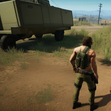 Metal Gear Solid V, gta5-artwork