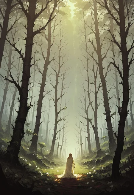 score_9, score_8_up, score_7_up, score_6_up, source_anime, masterpiece, high res, fantasy aesthetic,
BREAK,
1woman, ((mother earth)), (plants covering body), mossy, flowers, earth spirit, greenery, trees, silhouette, antlers, bark, leaves, vines,
Castlevania style, <lora:Castlevania_Style_XL:0.7>,