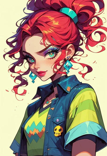 score_9,score_8_up,score_7_up,score_6_up, 1girl, Monster Prom, Polly Geist