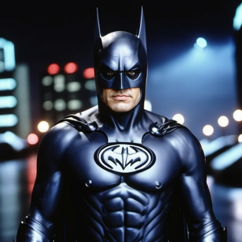 Batman1997-1024, a man dressed as batman, city, night, rain ,highly detailed, attack on titan, photography, ultra sharp, film, professional, 64k <lora:Batman1997-1024-000500:0.7>