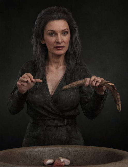 (nude Photo:1.6), hag Baba Yaga, (nude, NSFW:1.4) , MEG MUCKLEBONE,  (Baba_Yaga_XL), Black hair, Devil_Girl_XL, (glowing eyes:1.2), huge saggy breasts, evil, wet ((green skin)),  huge breast, ((wrinkled green skin, wet, hag)), crone, (standing evil in swamp), scary swamp, alluring cinematic, moody, epic, alluring, big budget,  block buster, green skin , wet slime, ooze, goo ,film still by <lora:Baba_Yaga_XL:0.5> DnD , Game of thrones <lora:Devil_Girl_XL:0.1>