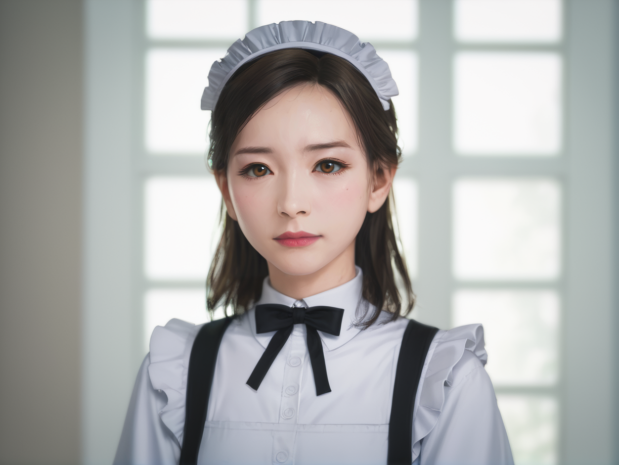 score_9, score_8_up,score_7_up,1girl, <lora:Sawa_Yoko:0.8> SAWA YOKO,maid cosplay,