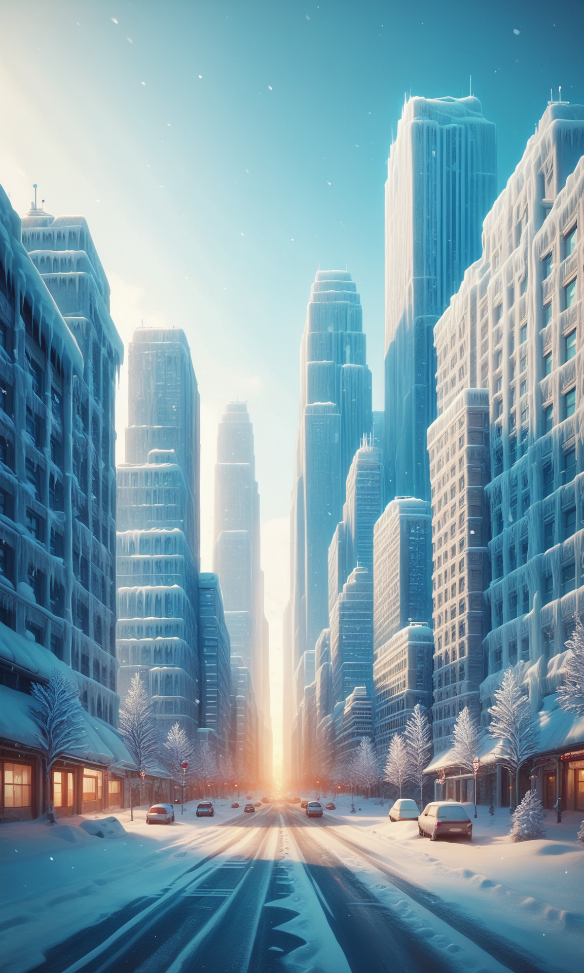 score_9, score_8_up, score_7_up, score_6_up, score_5_up, score_4_up, fr0stwrld, snow, ice <lora:Fr0stWrld-000010:1> BREAK
skyscraper, building, street, low-angle view
