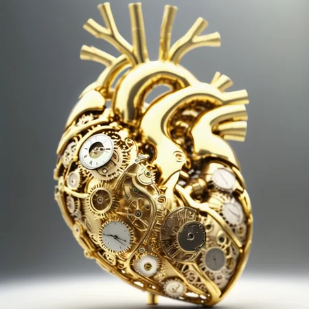 timeart golden human heart <lora:timeart:1>