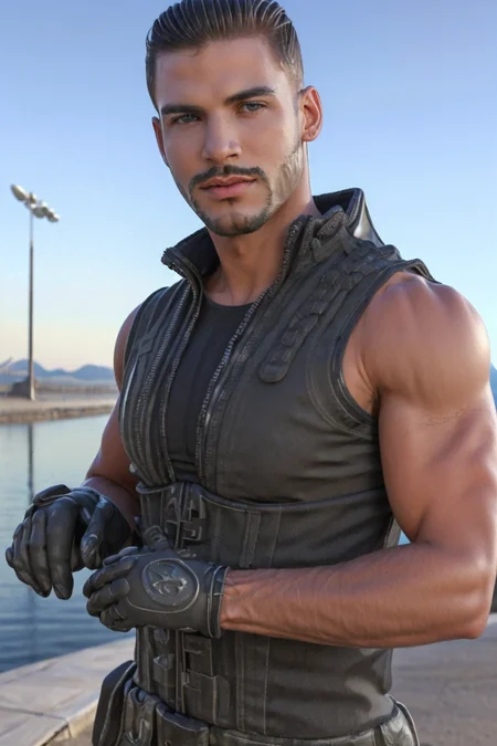 <lora:BrazilManAmazon_V1.0:1>, (photorealistic:1.4), <lora:TacticalAssautV1:1>, (masterpiece:1.4),(best quality:1.4)(high_resolution:1.1) , (1man, male body, male face, oily skin, wearing tactical_assaut t-shirt gloves), ((upper body)), ((realistic hair:1.2)), ((thin beard)),
<lora:muscle_slider_v1:2>,
<lora:weight_slider_v2:-1>,
<lora:hair_length_slider_v1:1>,
<lora:Background_Detail_v3:0.4>,
<lora:add_detail:0.5>