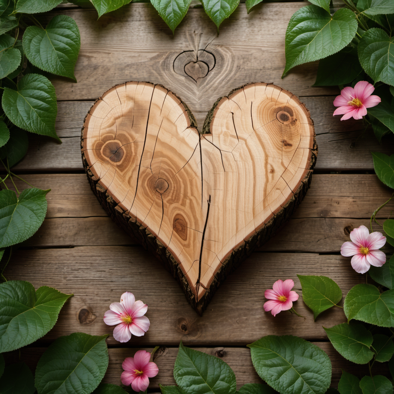 (heart:1.2), (flowers:1.1), wood, tree, leaves, nature, 
<lora:xl_real_beta1:1>