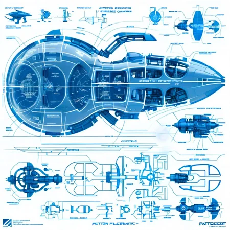 (sketches:0.6), Realistic 3D blueprint, (astronaut Schematics:1.1), Futuristic 3D infographic, of futuristic sci-fi huge spacecraft, oval glass front, blue neon trim lights, (knolling:1.1), warp engines, (formulas and annotations, schematic by parts,:1.3),autocad, revit, 3D sections and plans (white background:1.2), golden ratio, fake detail, trending artstaion, xk3mt1ks, futscribe, ftsc, technical sketch, Blueprint, Blue print, Schematic Drawing, technical drawing, schematic, drawing, assembly, Disassembly diagram,