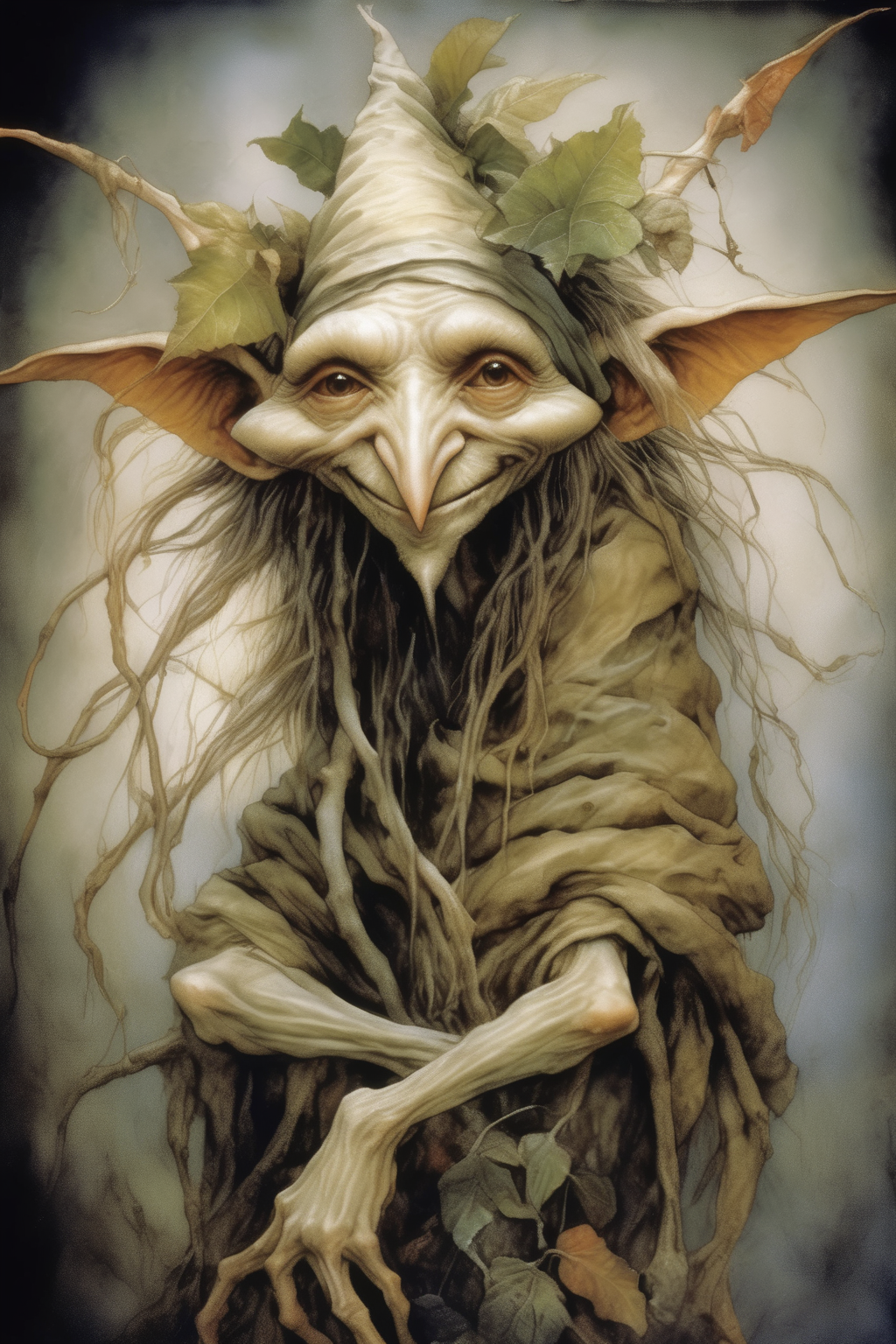 <lora:Wendy Froud Style:1>Wendy Froud Style - image in the style of Brian Froud