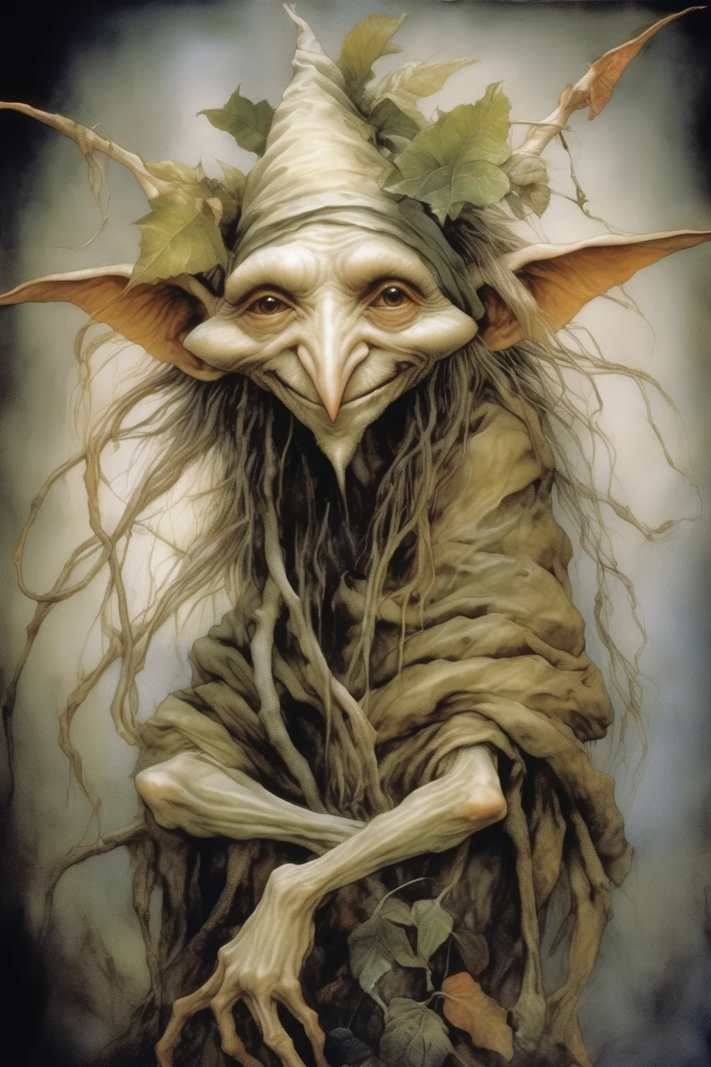 <lora:Wendy Froud Style:1>Wendy Froud Style - image in the style of Brian Froud