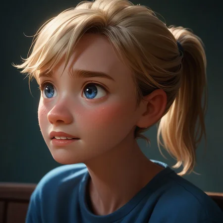 score_9, score_8_up, score_7_up, score_6_up, score_5_up, score_4_up, RileyAn, blond hair, ponytail, blue eyes, blushing, teeth