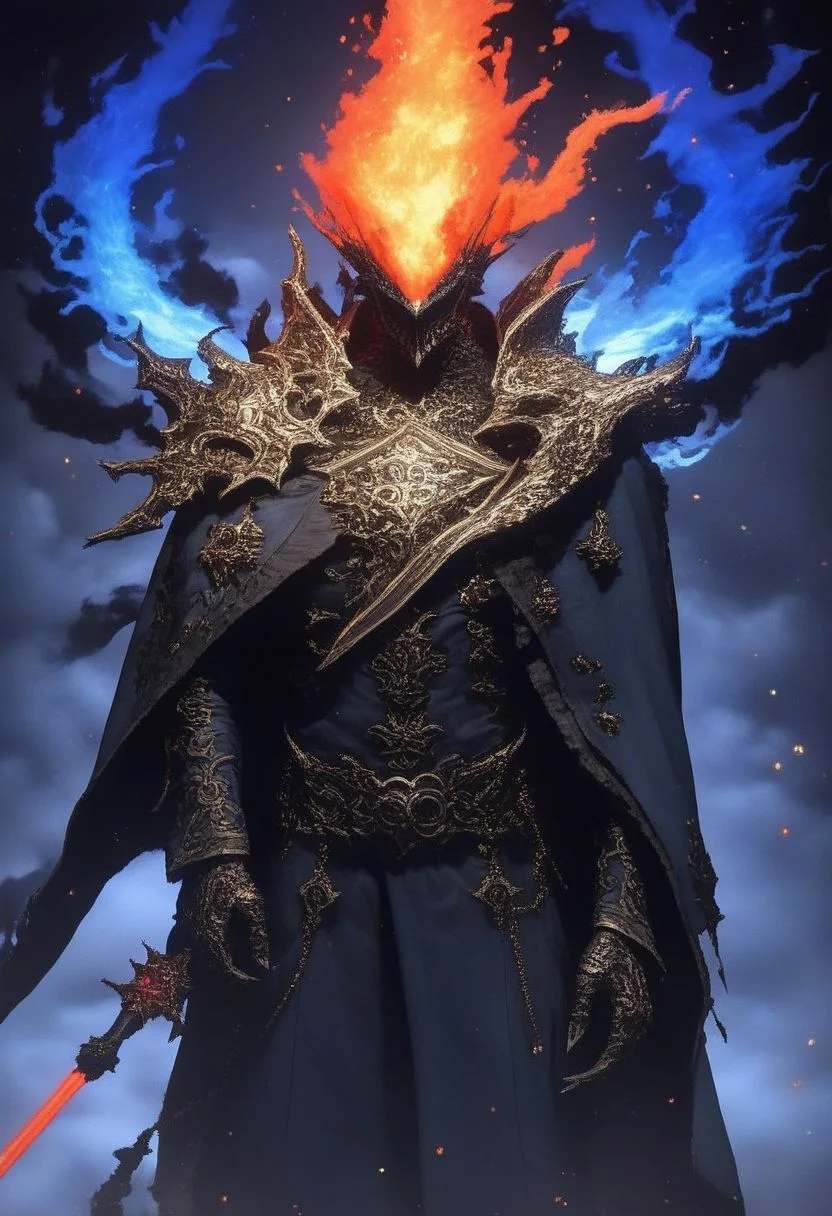 score_9, score_8_up, image of blue fire elemental, highly detailed, professional 3d, rendered in rendermen, transparent blueflame, fantastic realism, realistic, real, source_anime, rating_safe