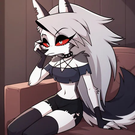 score_9, score_8_up, BREAK, source_anime, (1girl, solo), uncensored, perfect body, slim, thigh highs, fingerless gloves,
anthro, furry, (bored, crop top, shorts, sitting:1.2),
Loona \(Helluva Boss\), <lora:LoonaXL:1>