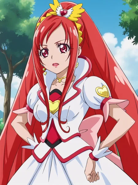 <lora:cureace.pony:1>,
cureace,
large breasts,