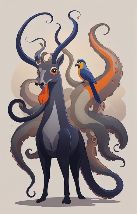 masterpiece,best quality,<lora:tbh30-sdxl:0.9>,illustration, animals