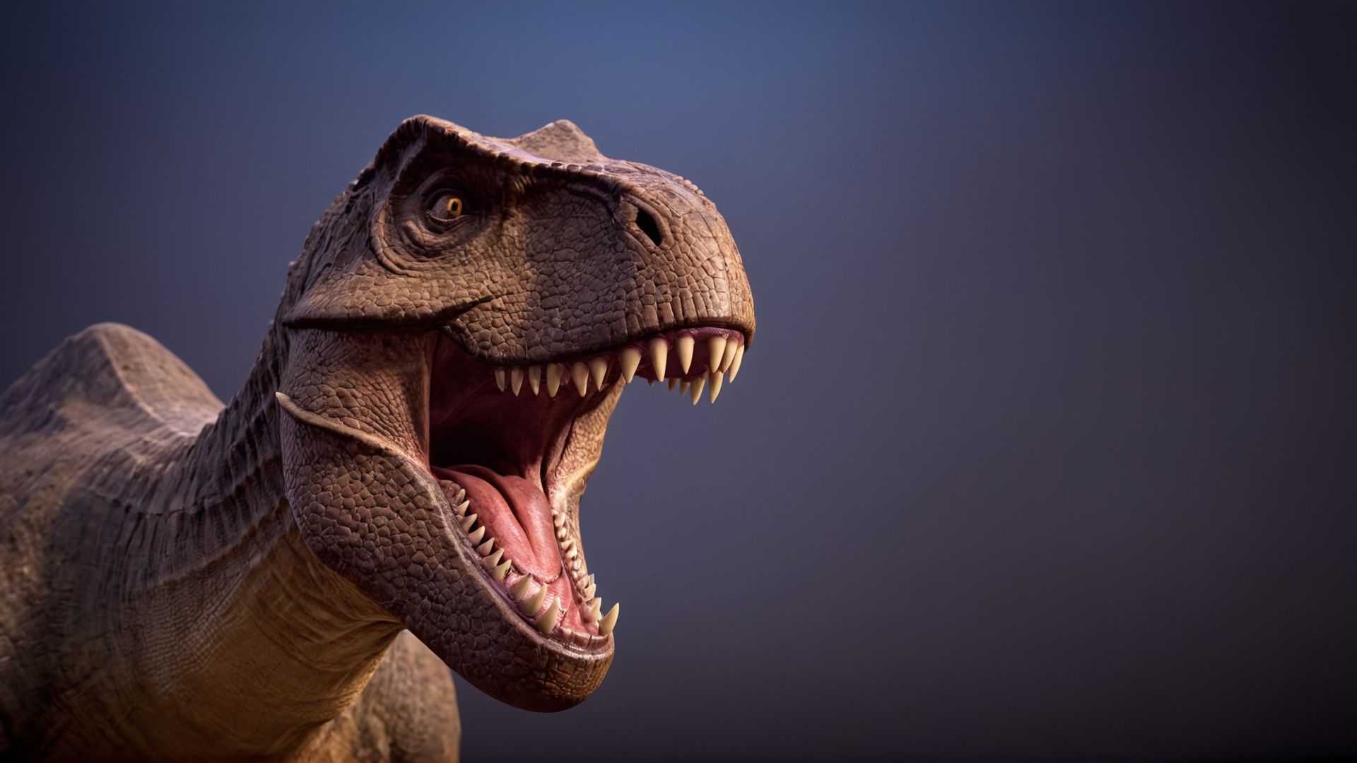 cinematic film still of  <lora:Invincible (TV series):0.9>
 <lora:detailed:0.3> detailed
 <lora:perfection style:0.3> perfect
 <lora:PerfectEyesXL:0.3>
 <lora:Unreal Engine style:0.3>
dinosaur with a big mouth and sharp teeth, shallow depth of field, vignette, highly detailed, high budget, bokeh, cinemascope, moody, epic, gorgeous, film grain, grainy