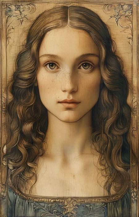 masterpiece,best quality,<lora:tbh191-sdxl:0.5>,illustration,style of Leonardo da Vinci,Mona Lisa,<lora:tbh192-sdxl:0.6>,illustration,style of William Morris
