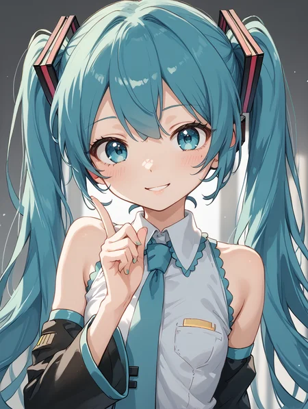score_9, score_8_up, score_7_up,source_anime,BREAK,
light smile, hatsune_miku, <lora:hatsune_miku:1>