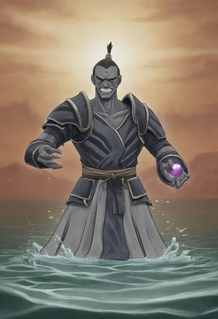 water illusions, waterbender BREAK wuxia, martial cultivation, long shadows, fierce grin, passionate, intense, other armor, other orb, in an abandoned temple, dimension crossout, evil dragon in horizont, menacing aura, intricate beauty, intricate details, cinematic BREAK yin as black, water, ocean abyss, mental pressure, psychic, lurking danger, torrent overpower, BREAK water, divination, hindsight, deeper meaning, vague but concrete