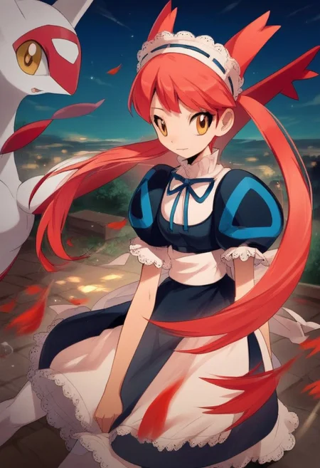 score_9, score_8_up, score_7_up, source_anime, Latias \(Feral\), Latias \(Gijinka\), CREATURE AND PERSONIFICATION