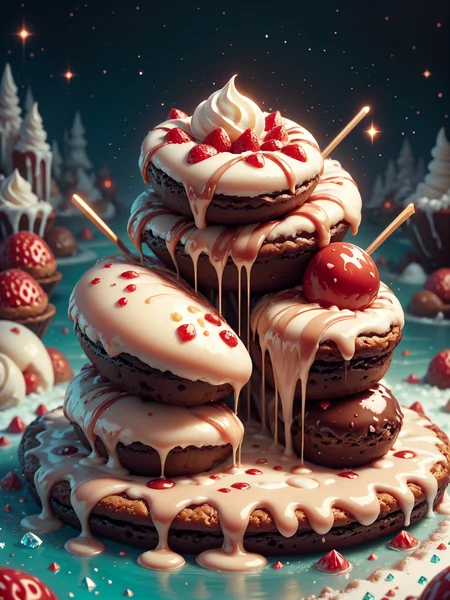 (((videogame_style))), (sharp focus:1.2), ((cream puffs made of crystalz <lora:Crystals:0.7>)), (moody lightning:1.2), soft grey light, depth of field, bokeh, 4k, HDR,, beautiful cream puff Illuminated by the ethereal glow of studio lightning, the light is reflecting shadows on the purple aquamarins which are decorating the cream puffs, the light reflection sparcles around it, the harmonic play of light and shadow underlines the natural beauty of the cream puffs,, (the form is velvety and silky curved:1.2), (high contrast to catch the play of light and shadows), by night, peacful and grateful atmosphere, painted hearts, magical atmosphere, the moonlight casts a beam of light onto the landscape made of desserts, award winning art,, deserted space, fantasy food landscape, detail colour is purple, magical atmosphere, fairytale like, The landscape made of sweets is decorated with white powdered sugar and cream, DonMC4ndyL4nd <lora:DonMC4ndyL4nd:0.5>,, little lakes made of chocolate cream <lora:ChocolateWetStyle:0.5> ChocolateWetStyle, land of milk and honey, a fantasy landscape made of sweets and ice: a lake made of strawberry milk, small vanilla chocolate pieces swim in it, , , the strawberry milk lake is surrounded by multicoloured macarons and pastry sticks, , , the landscape consists of peppermint ice cream, , , in the background is a waterfall made of caramel cream flowing into the strawberry lake, , , powdered sugar blows in the wind and covers the land of milk and honey, , , the atmosphere is magical, sweet and fairytale-like,