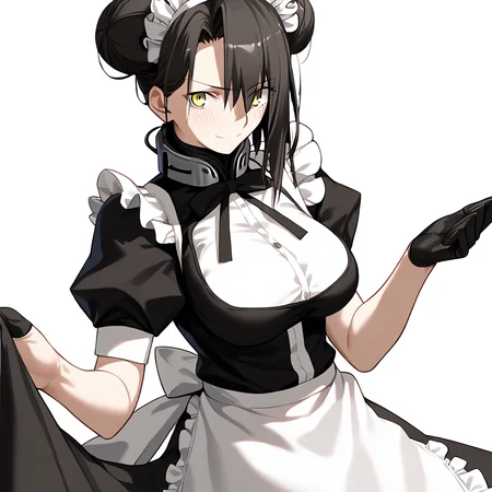 <lora:Takeuchi_Takashi_PonyXL_style_v01:1>
<lora:agent.pony:1>
score_9 , score_8_up , score_7_up , source_anime , 
masterpiece , best quality , ultra-detailed , 
BREAK
agent \(girls' frontline\), maid
1girl , woman , huge breasts , light smile , light blush , ((medusa (fate)):0.5)  , 
long black hair  , maid dress ,  
bow