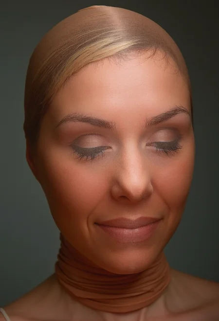 Pantyhose Stocking Mask Portrait