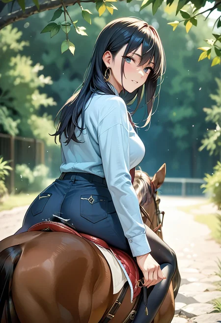 score_9, score_8_up, score_7_up, source_anime, HORSE RIDING,
