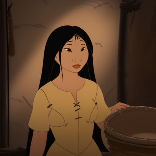 Attractive, attractive face, skinned, best quality, ultra quality, slanted eyes, small waist, thick thighs, yellow and beige dress,  happy, extremely detailed, adjusting hair, attractive face, long black hair, medium torso, small breats