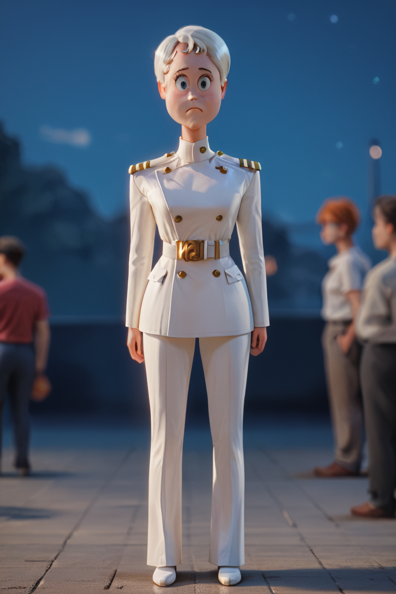 score_9, score_8_up, score_7_up, cartoon,
 ericka, 1girl, render, blurry background, solo focus, white uniform, full body, 
 <lora:ErickaVanHelsing_PDXL:0.8>